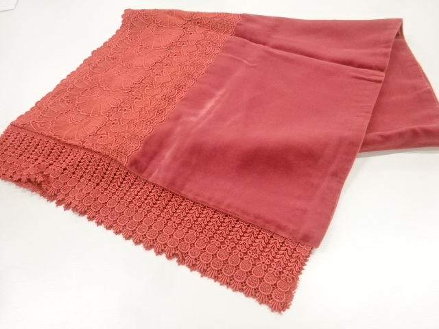 ビロードレース花模様ショール